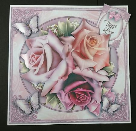 Vintage Soft Roses Card Kit by Sue Soules