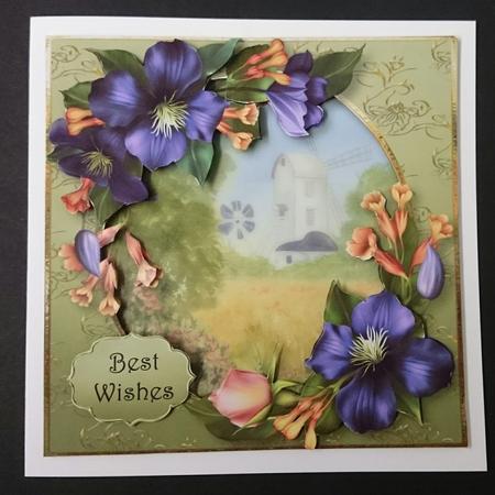 Beautiful Summer Blooms at the Windmill by Sue Soules