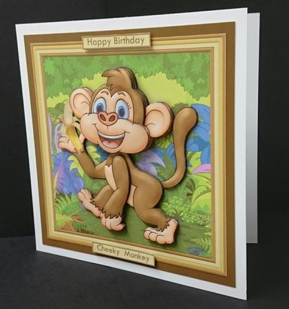 Cheeky Monkey Chinese New Year Valentine's Birthday Mini Kit by Sue Soules