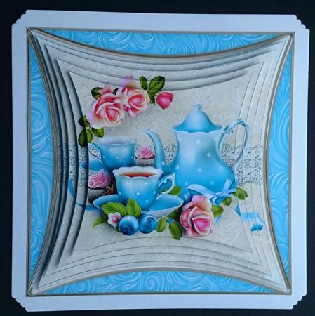 Afternoon Tea - Curved Frame Card Mini Kit by Sue Soules