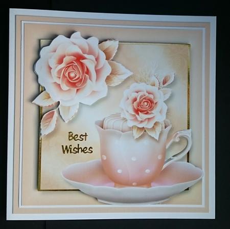 In the Pink - Rose Cup Cake by Sue Soules