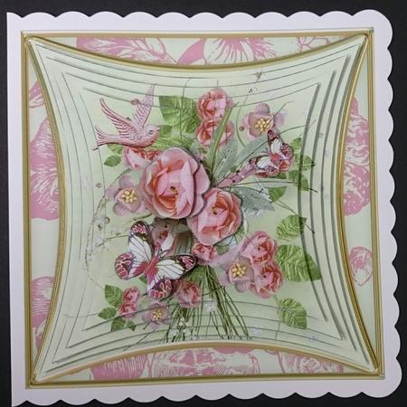 Wild Posy - Curved Frame Card Mini Kit by Sue Soules