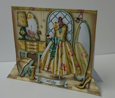 Yellow Dressing Room Card Kit by Sue Soules