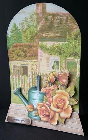 Cottage & Roses by Sue Soules