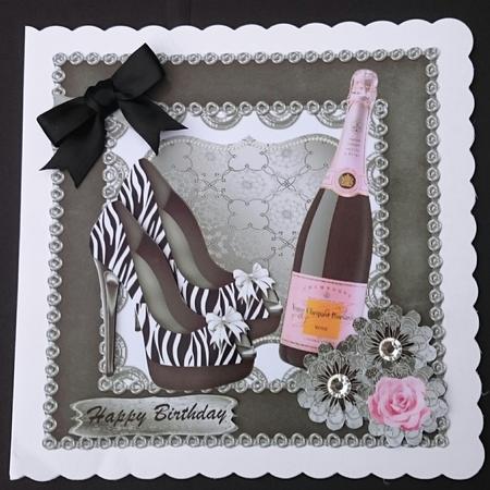 Locely Zebra Shoes and Champagne by Sue Soules