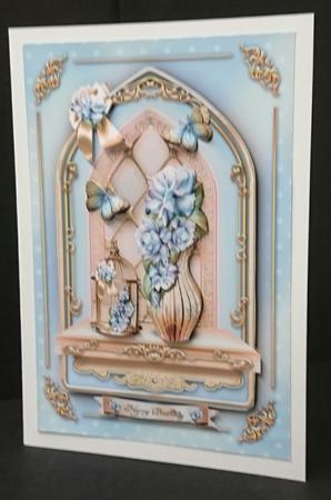 Blue Windows Card Kit by Sue Soules