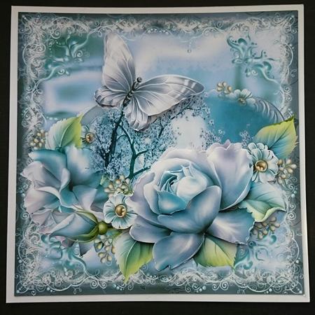 Gorgeous Moonlight and Roses Topper by Sue Soules