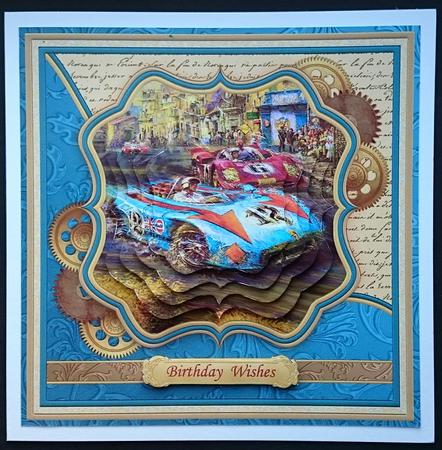 Old Timer Motor Racing 7.5 Pyramage Mini Kit by Sue Soules