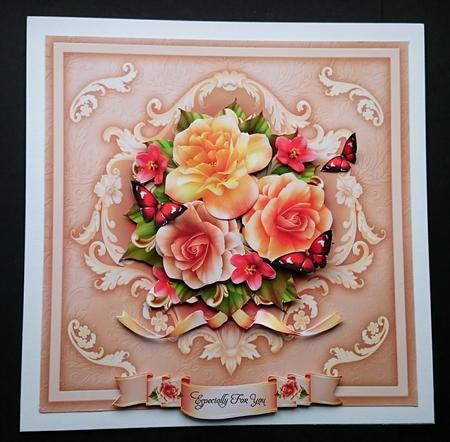 Spring Vintage Flowers Card Mini Kit1 by Sue Soules