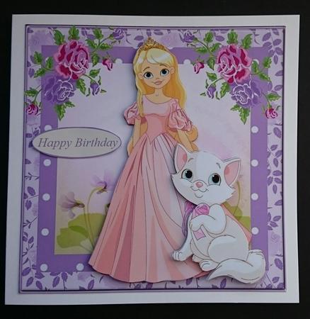 Princess Fairy & Kitty Topper & Decoupage by Sue Soules