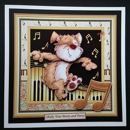 Shake Your Booty & Party 8x8 Decoupage Mini Kit by Sue Soules