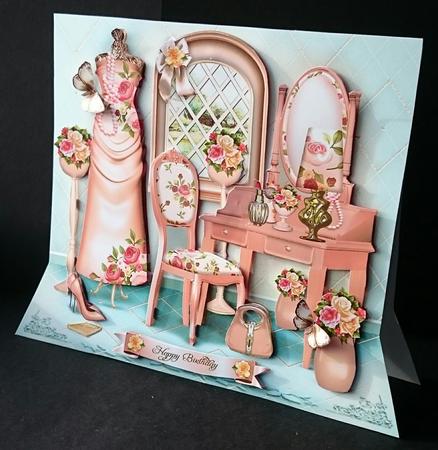 Peach Dressing Room Card Mini Kit by Sue Soules