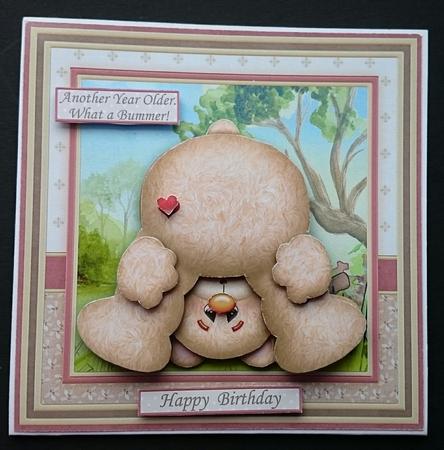 Another Year Older What a Bummer! 8x8 Decoupage Mini Kit by Sue Soules