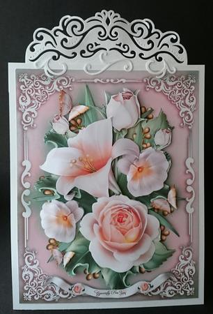 Soft Vintage Flowers Card Mini Kit by Sue Soules