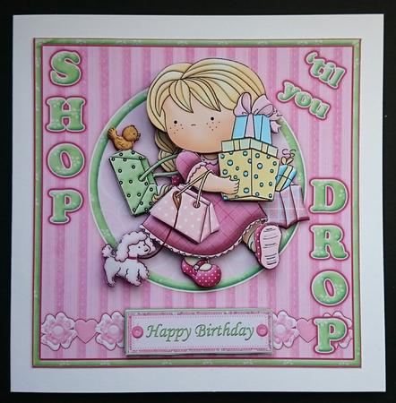 Shop Til You Drop Topper and Decoupage by Sue Soules