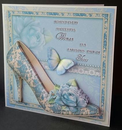 Fabulous Blue Shoes by Sue Soules