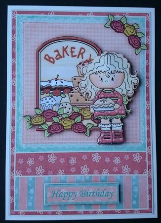 Cloey at the Bakers Topper & Decoupage by Sue Soules