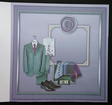 Clothes for Males Matching 8in x 8in Insert Plate by Sue Soules