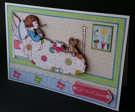 Laid Up! Get Well Topper and Decoupage by Sue Soules