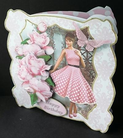 Pretty in Pink - Shaped Card Mini Kit by Sue Soules
