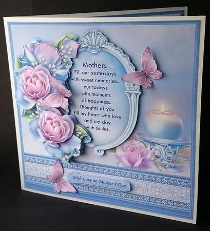 Frosted Rose & Verse Mothers Day 8x8 Mini Kit by Sue Soules