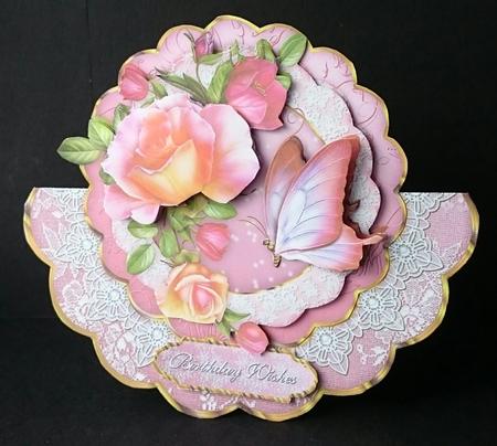 Romantic Roses Wobble Card Mini Kit by Sue Soules