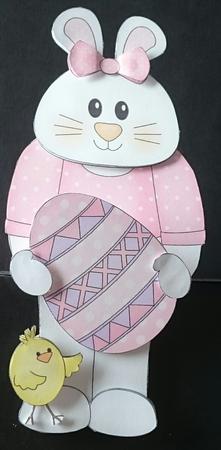3D on the Shelf Card Kit - Little Easter Bunny's Easter Egg by Sue Soules