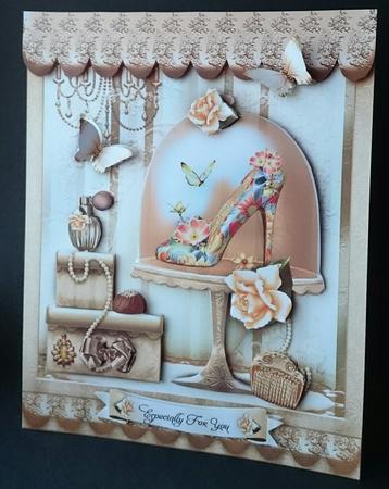 Cream Ladies Accessories Card Mini Kit by Sue Soules