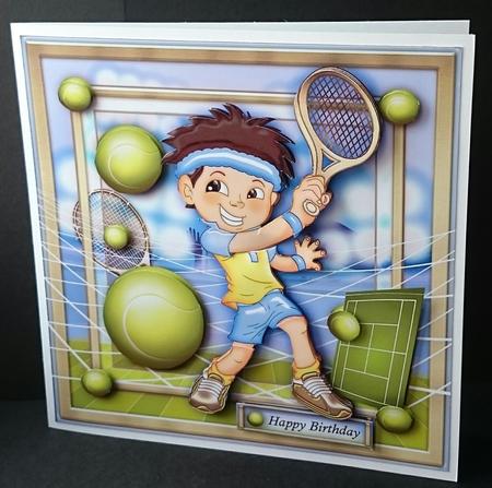Tennis Player Card Mini Kit by Sue Soules