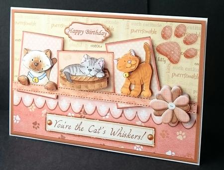 Cat's Whiskers Topper & Decoupage by Sue Soules