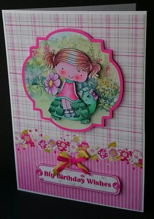 Wendy's Walkabout Card Topper & Decoupage by Sue Soules