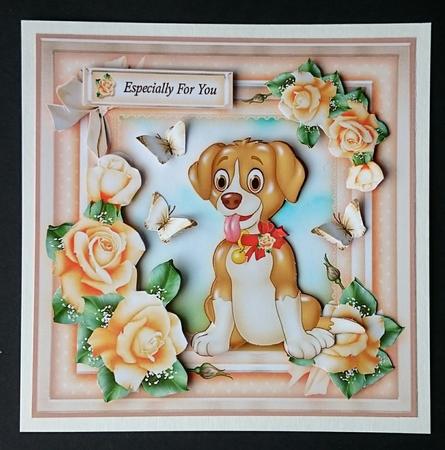 Cute Puppy Friend Card Mini Kit by Sue Soules