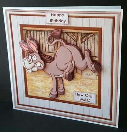 Lmao Ass Jokes 8x8 Humorous All Occasions Mini Kit by Sue Soules