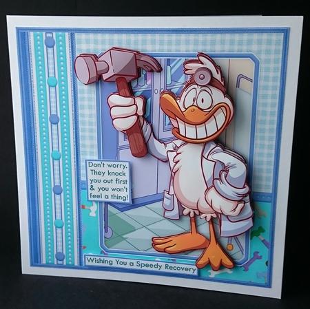 The Quack Will Soon Knock You Into Shape Get Well Mini Kit by Sue Soules