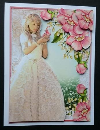 A5 the Elf and the Butterfly Card Front Kit by Sue Soules