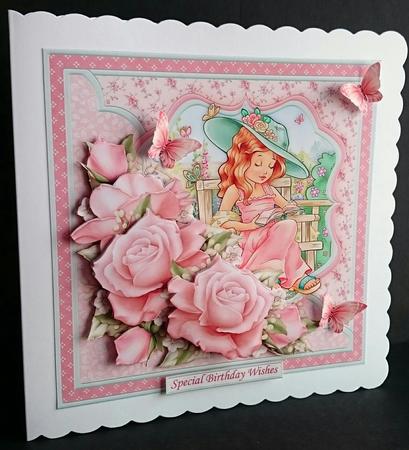 Relax with a Good Book 8x8 Decoupage Mini Kit by Sue Soules