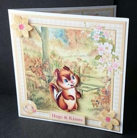 Charlie the Chipmunk Card Topper & Decoupage by Sue Soules