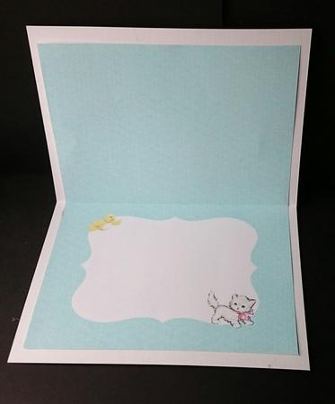 Wishing You a Purrfect Day Card Insert by Sue Soules