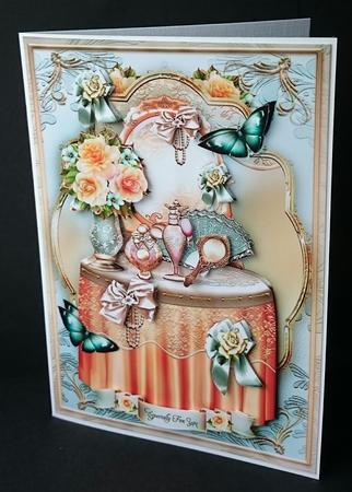 Peach Dressing Table Card Mini Kit by Sue Soules