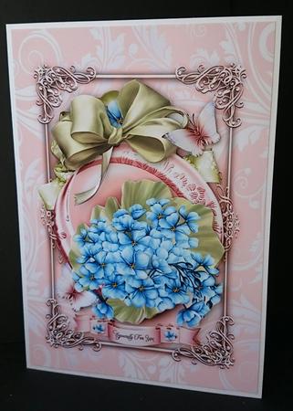 Soft Blue Bloom of Geraniums Flowers by Sue Soules
