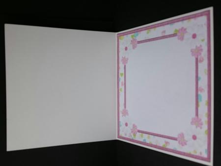 Pink Daisy Blank Insert by Sue Soules