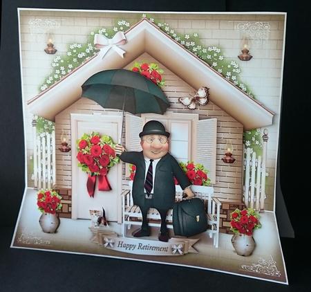 Male Card for Birthday Retirement and Other Occasions by Sue Soules