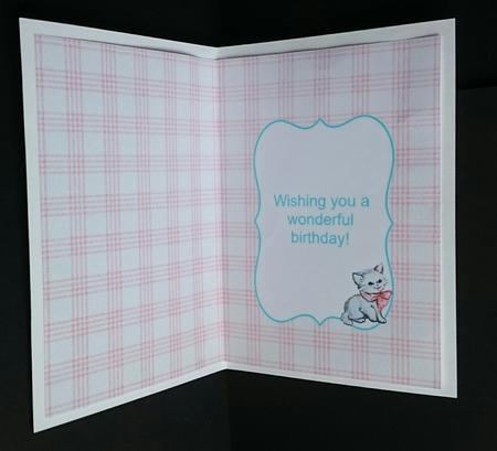 Cute Kitten Insert by Sue Soules