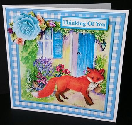 Fox by the Door Topper & Decoupage by Sue Soules