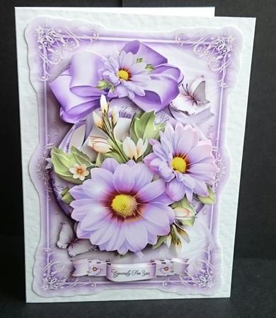 Violet Vintage Flowers Mini Kit by Sue Soules