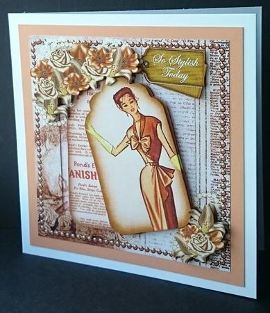 Coffee Pose So Stylish Today Oldie Worldy Fashion Mini Kit by Sue Soules