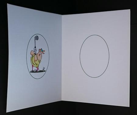 Birthday Golf Swing Insert by Sue Soules