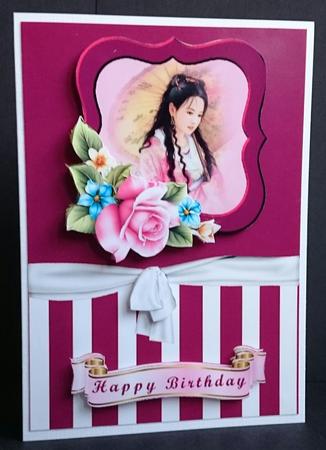 Asian Summer Card Front by Sue Soules