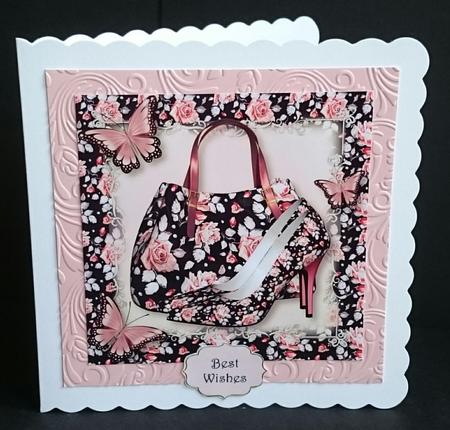 Handbags & Gladrags 8x8 Quick Topper by Sue Soules