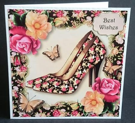 The Rose Shoes 8x8 Quick Topper by Sue Soules